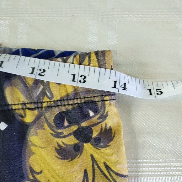 𝅺Star Wars mighty fine black printed graphic Yoda legging size L /large - Picture 4 of 6